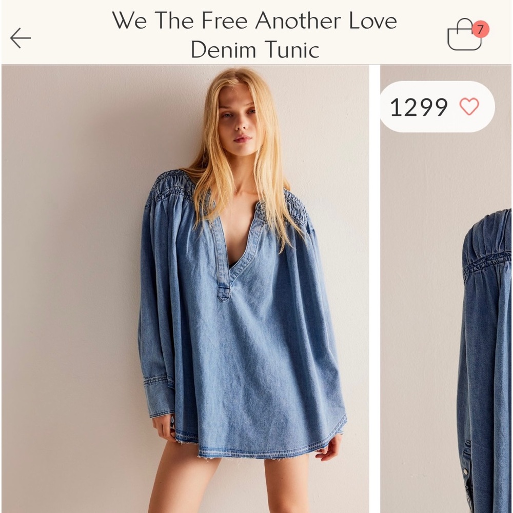 Freepeople Another Love Tunic in size Small